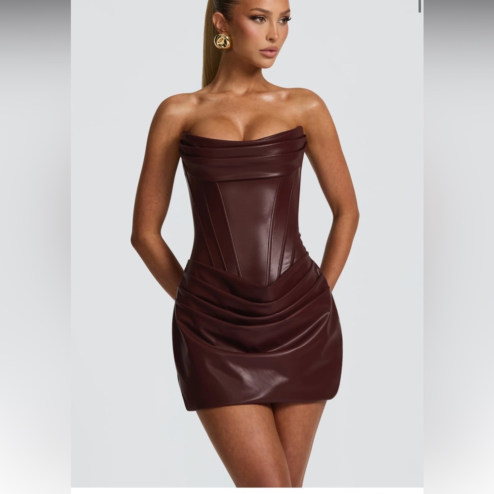 NWT Baby boo Palmer dress in burgundy